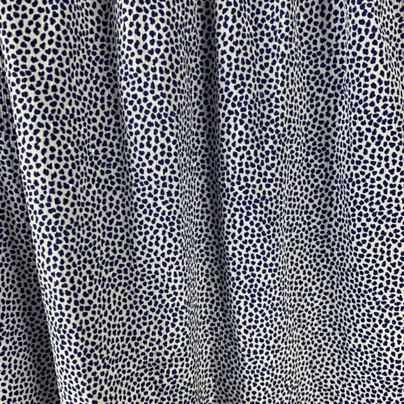 Handmade Dress Shawl Set Size S/M Strapless Mini Dress Blue White Polka Dot - Picture 4 of 5